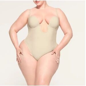 SKIMS Cream Women Swim One Piece